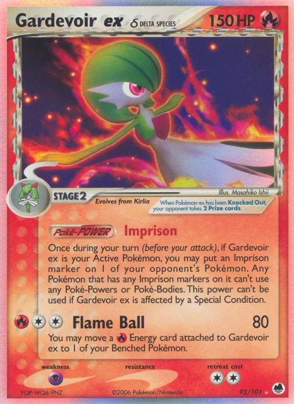 Gardevoir ex δ 93/101