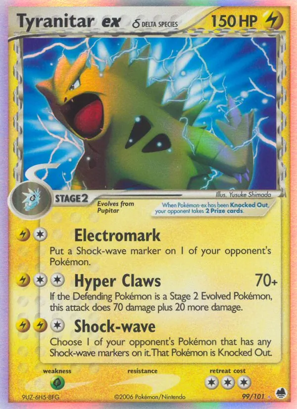 Tyranitar ex δ 99/101
