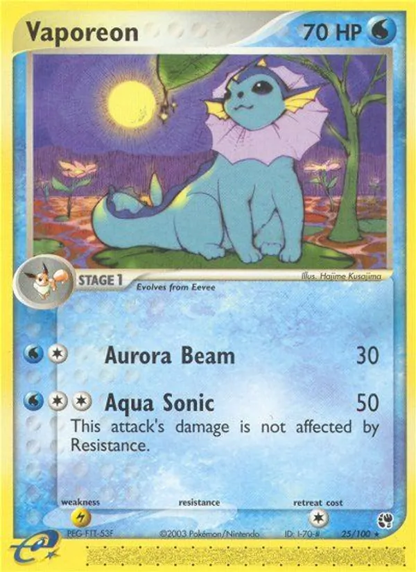 Vaporeon 25/100