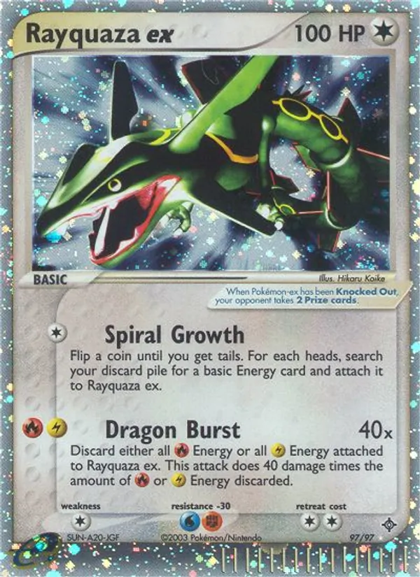 Rayquaza ex 97/97
