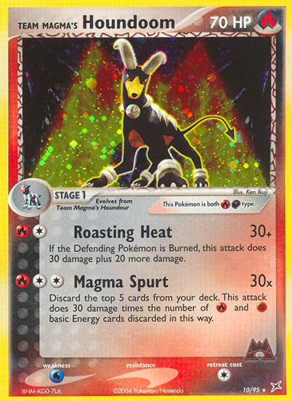 Team Magma's Houndoom 10/95