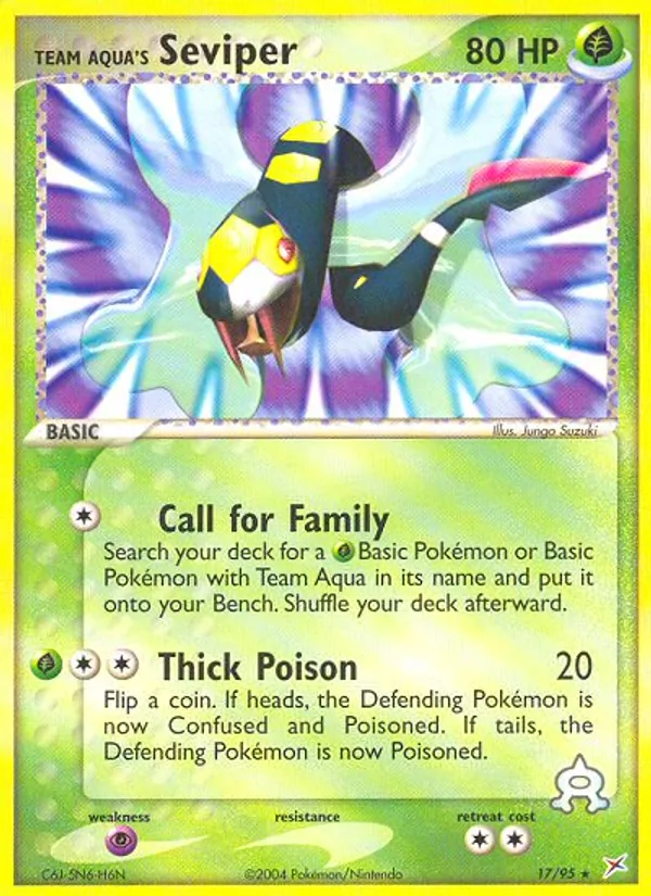 Team Aqua's Seviper 17/95