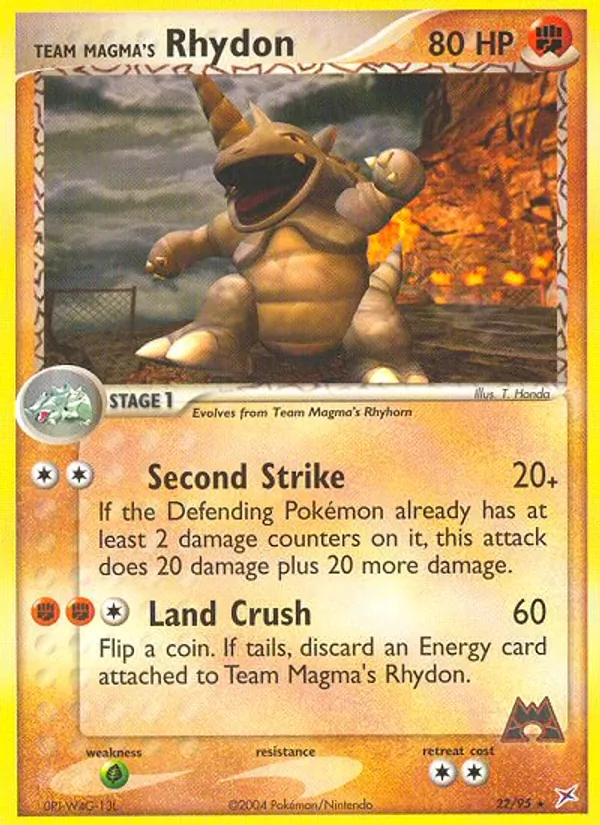 Team Magma's Rhydon 22/95