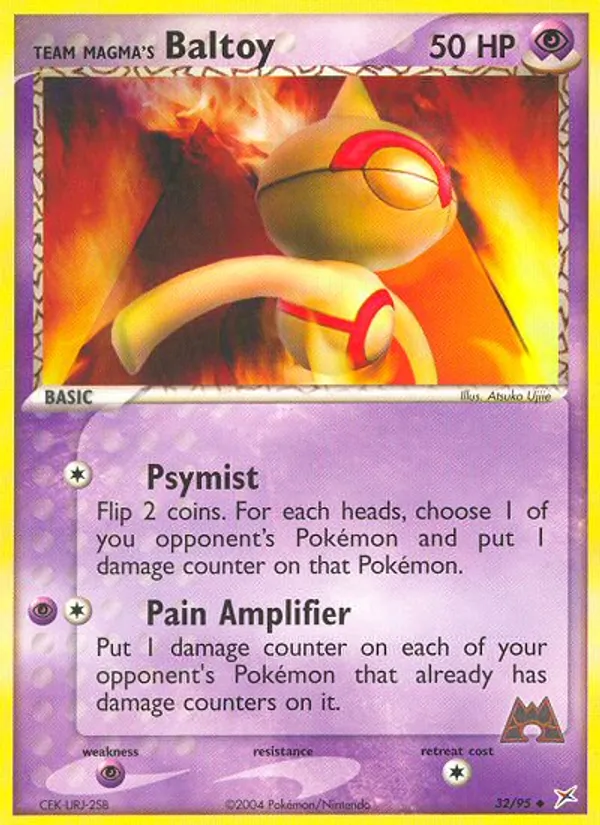 Team Magma's Baltoy 32/95
