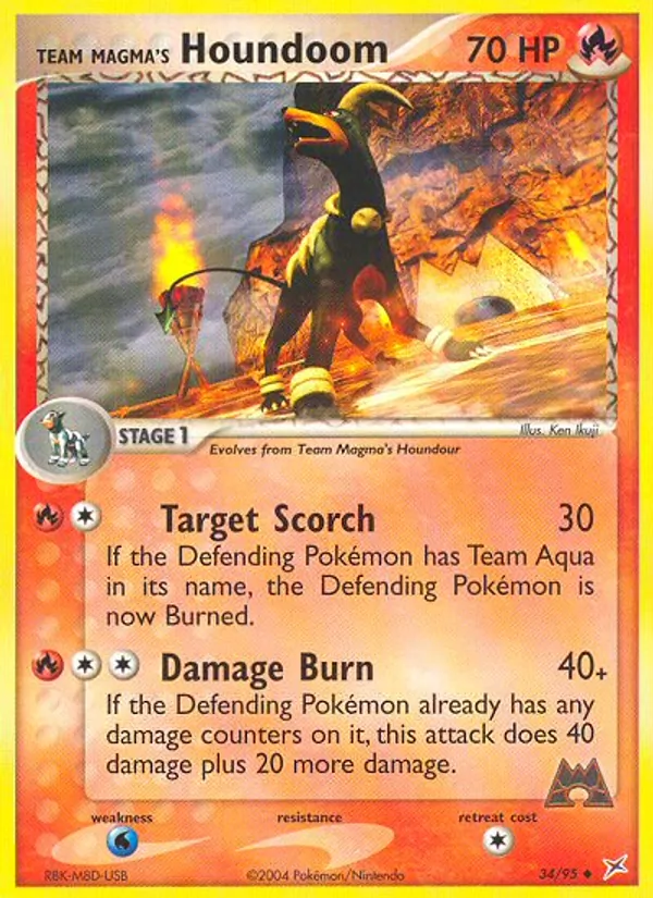 Team Magma's Houndoom 34/95