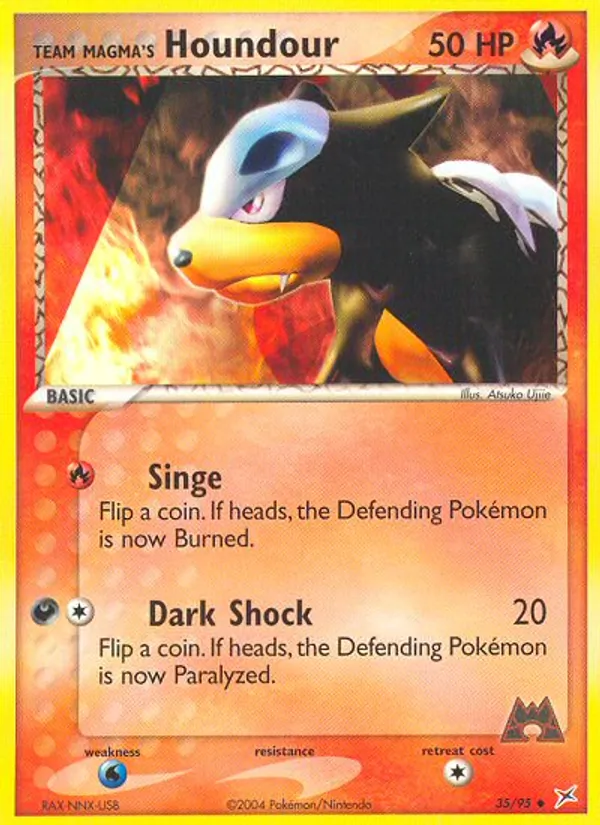 Team Magma's Houndour 35/95