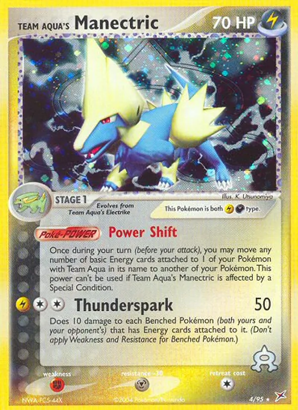 Team Aqua's Manectric 4/95