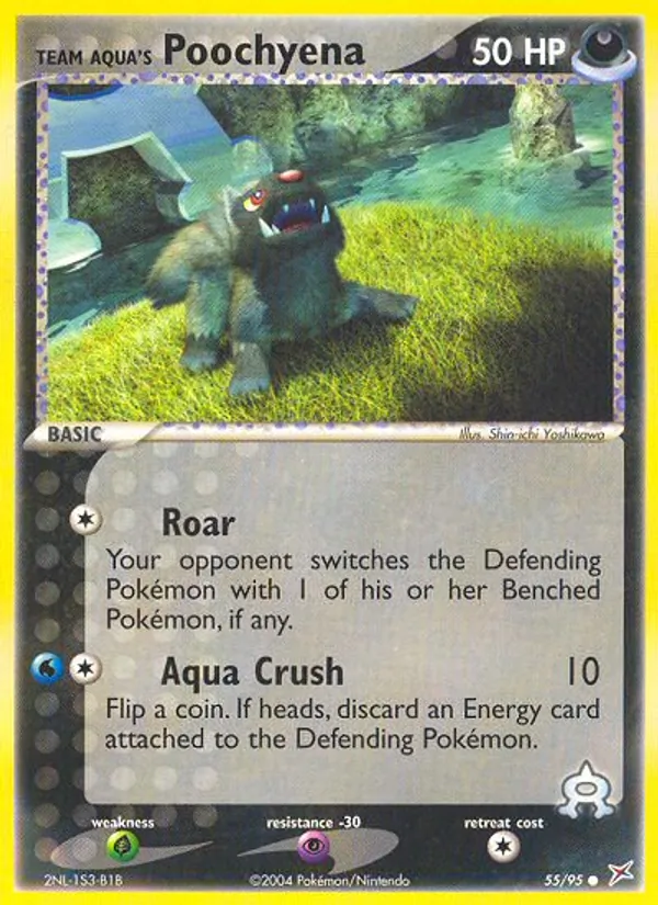 Team Aqua's Poochyena 55/95