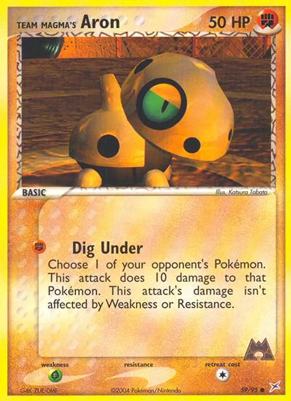 Team Magma's Aron 59/95