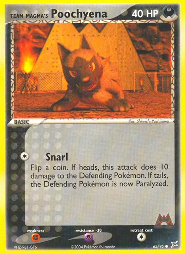 Team Magma's Poochyena 65/95