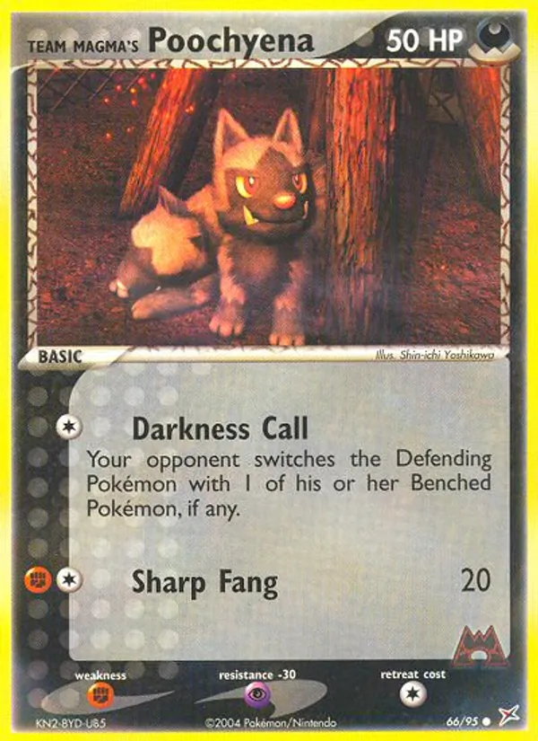Team Magma's Poochyena 66/95