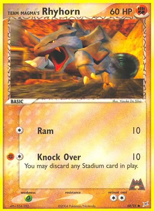 Team Magma's Rhyhorn 68/95