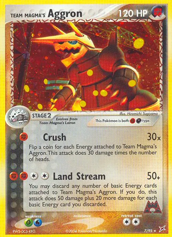 Team Magma's Aggron 7/95