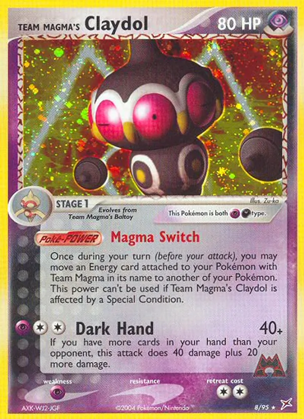Team Magma's Claydol 8/95