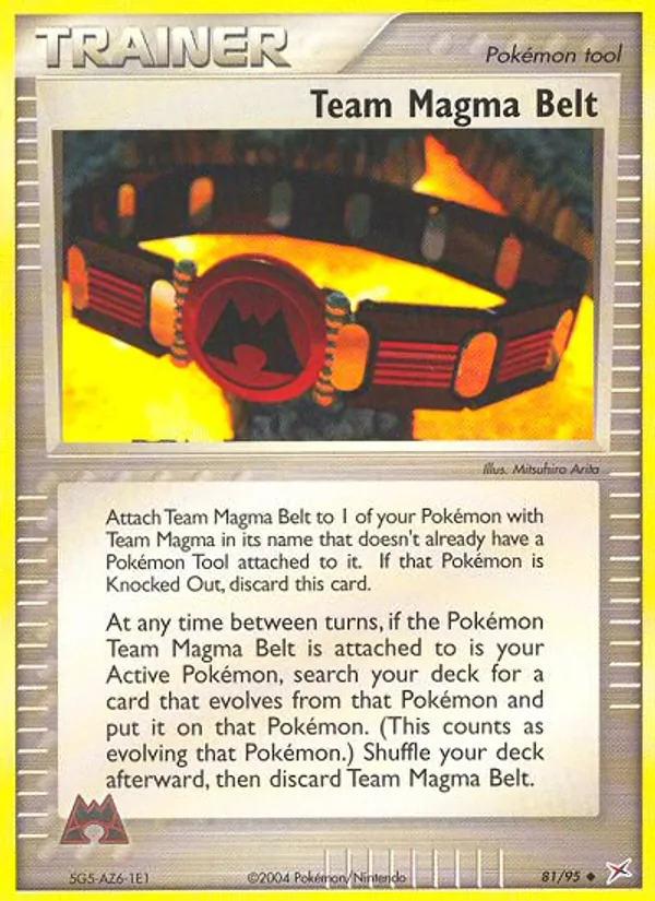 Team Magma Belt 81/95