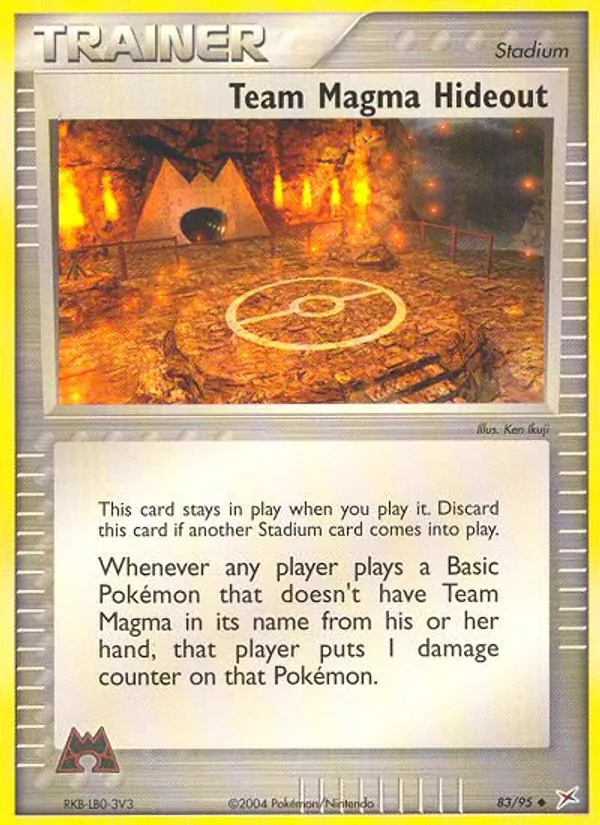 Team Magma Hideout 83/95