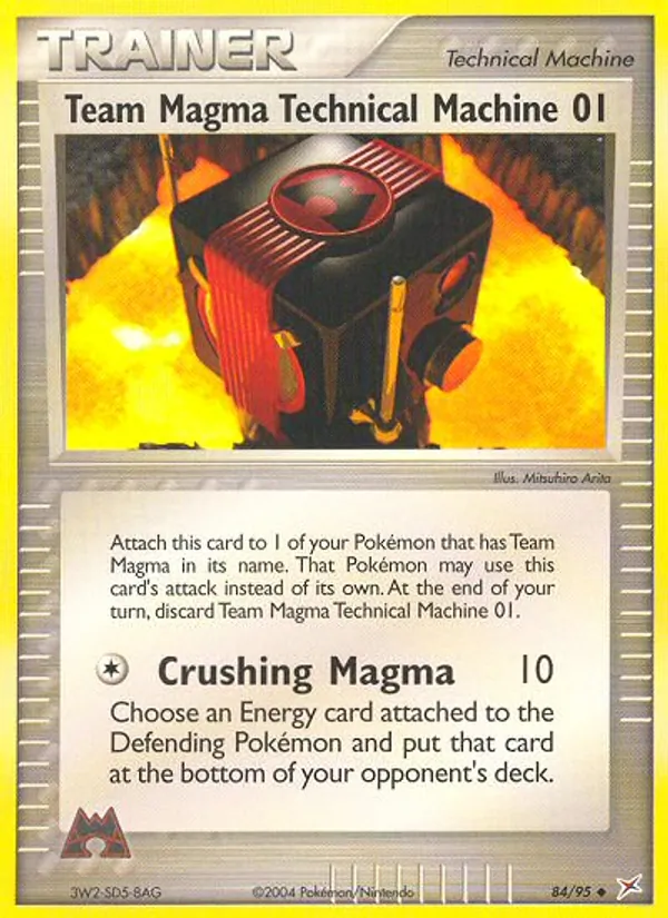 Team Magma Technical Machine 01 84/95