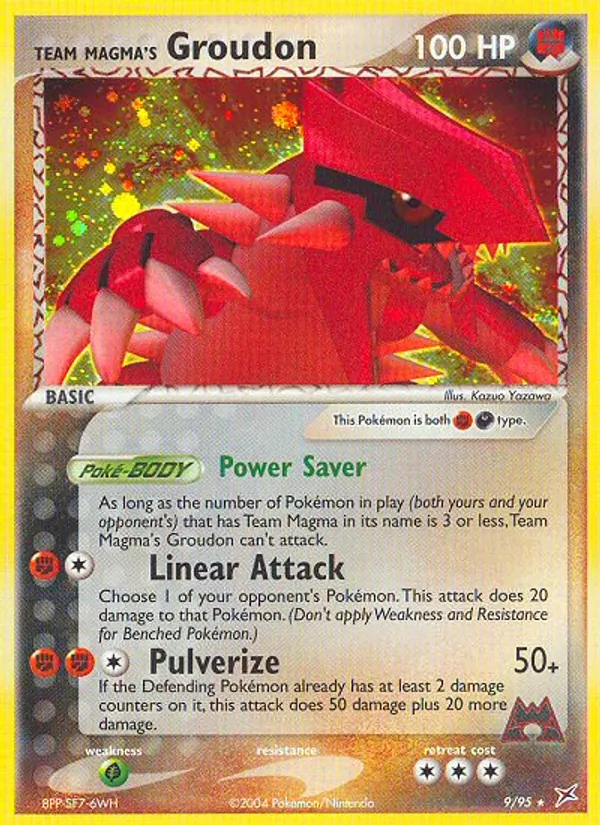 Team Magma's Groudon 9/95