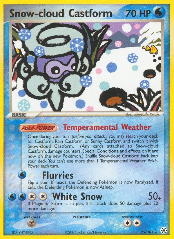 Snow-cloud Castform 25/101