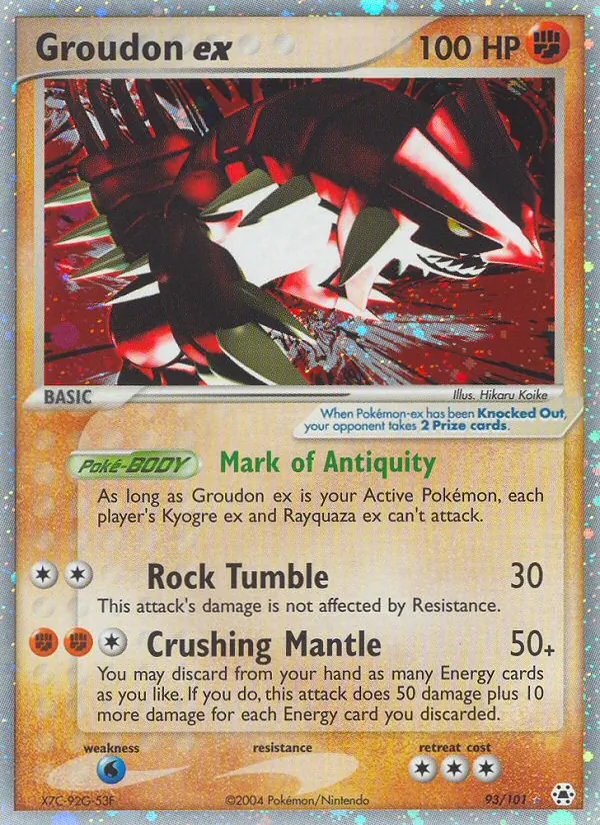 Groudon ex 93/101