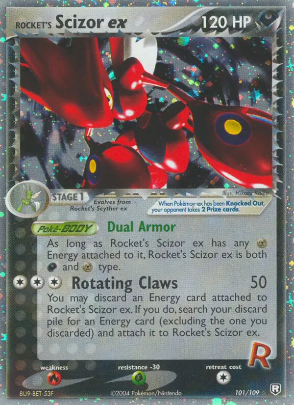 Rocket's Scizor ex 101/109