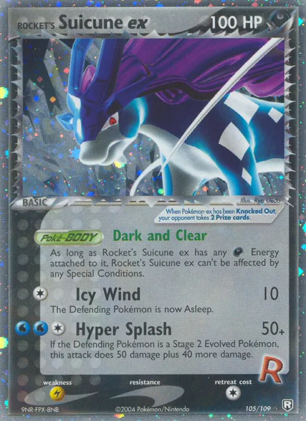 Rocket's Suicune ex 105/109