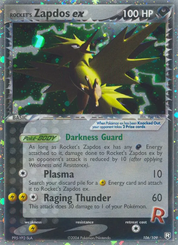 Rocket's Zapdos ex 106/109