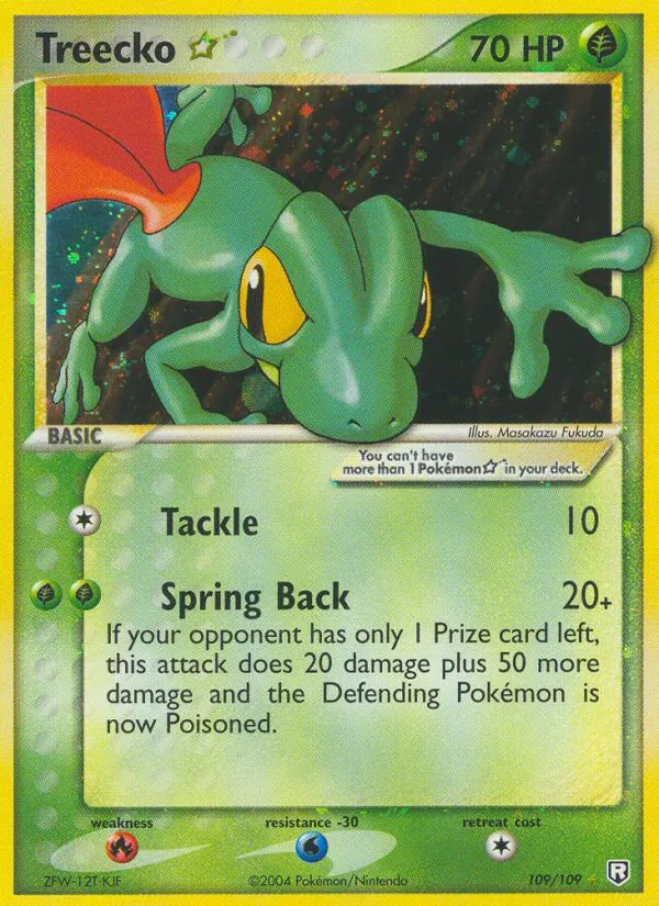 Treecko ☆ 109/109