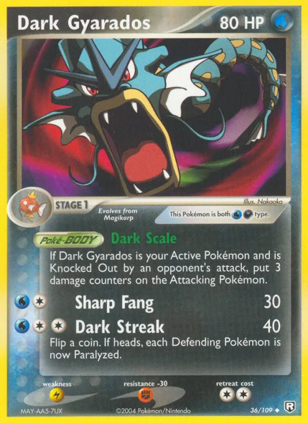 Dark Gyarados 36/109