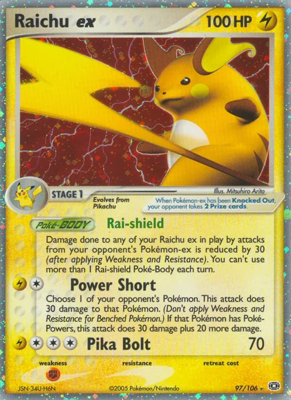 Raichu ex 97/106