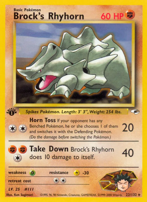 Brock's Rhyhorn 22/132