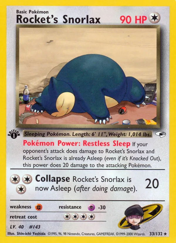 Rocket's Snorlax 33/132
