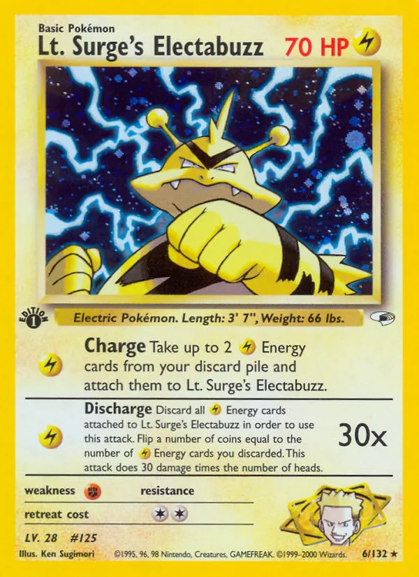 Lt. Surge's Electabuzz 6/132