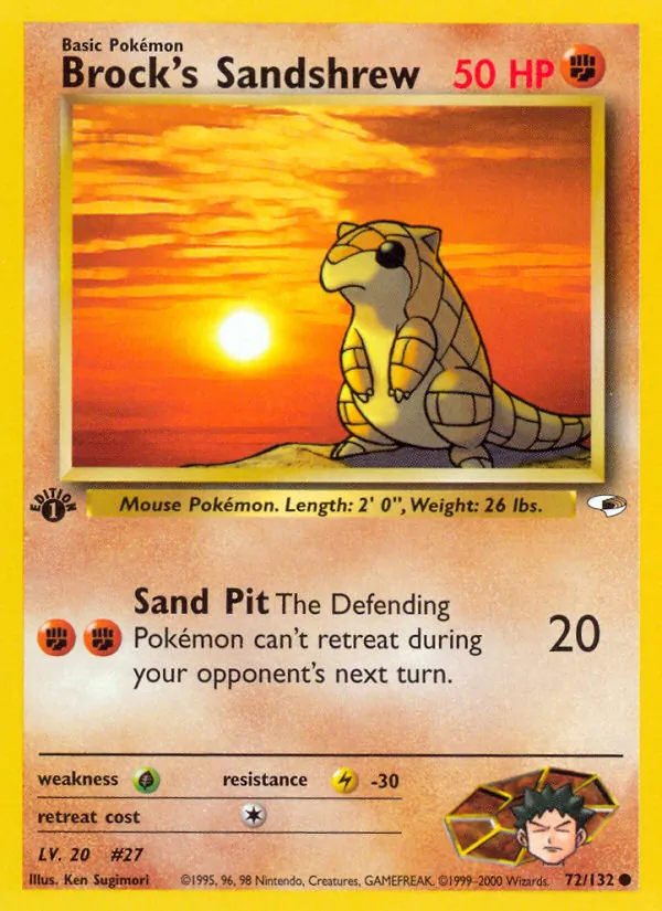Brock's Sandshrew 72/132
