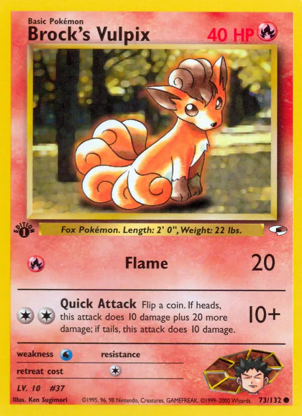 Brock's Vulpix 73/132