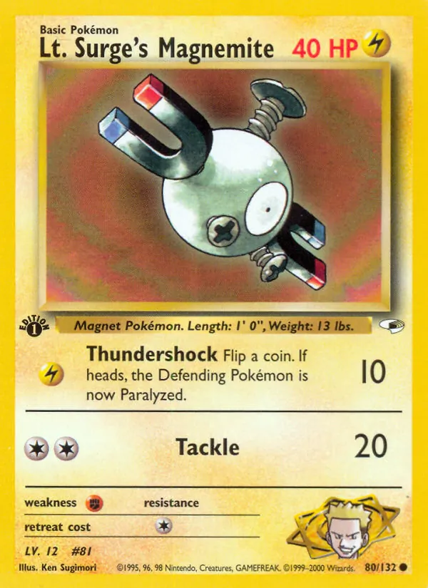 Lt. Surge's Magnemite 80/132