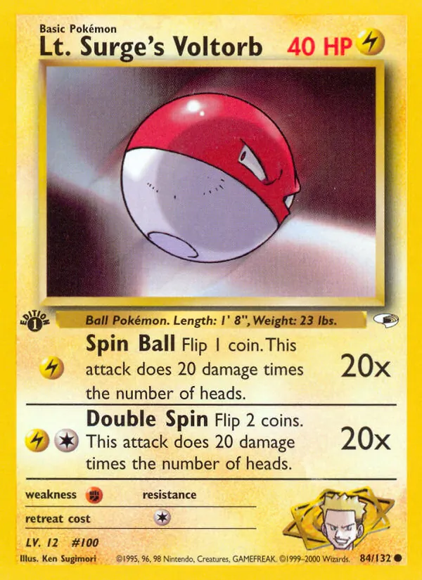 Lt. Surge's Voltorb 84/132