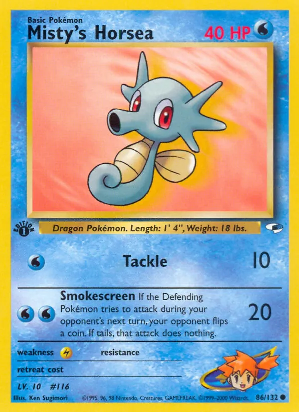 Misty's Horsea 86/132