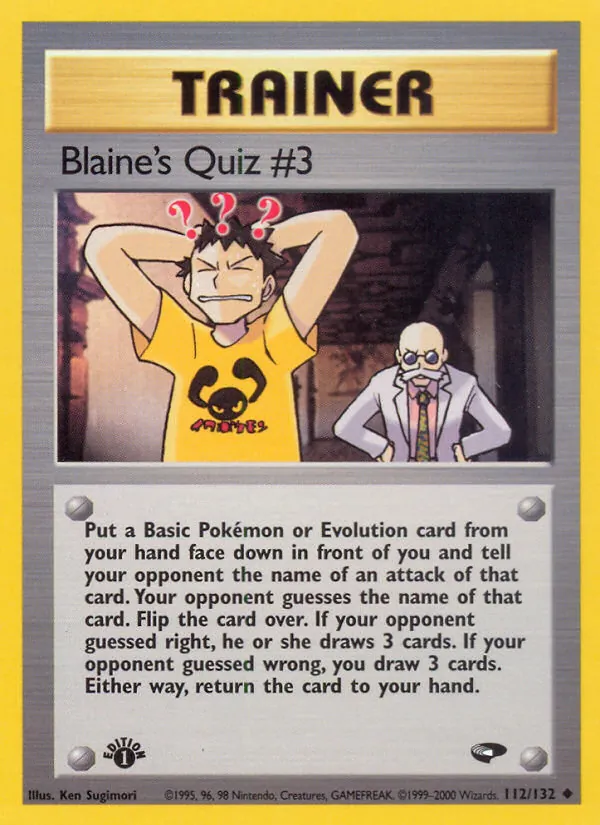 Blaine's Quiz #3 112/132