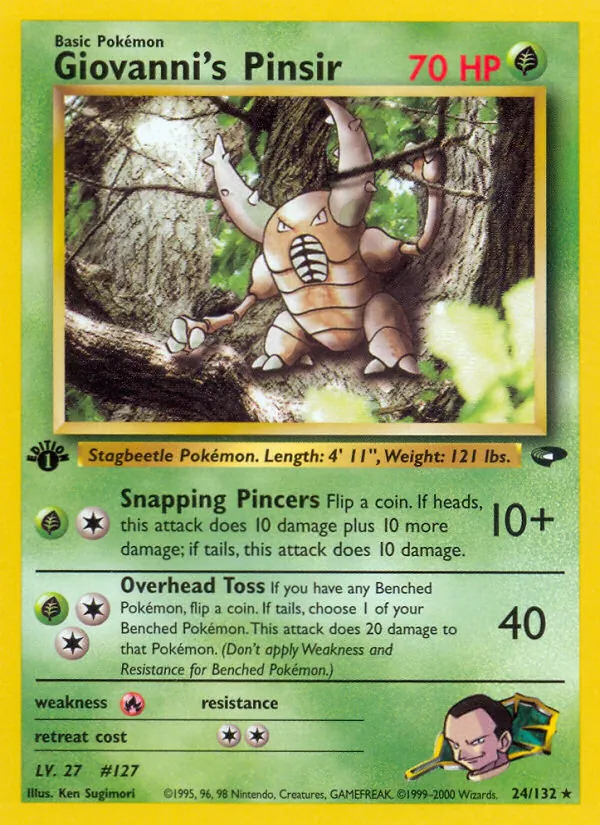 Giovanni's Pinsir 24/132
