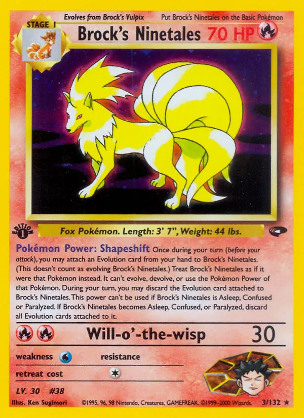 Brock's Ninetales 3/132