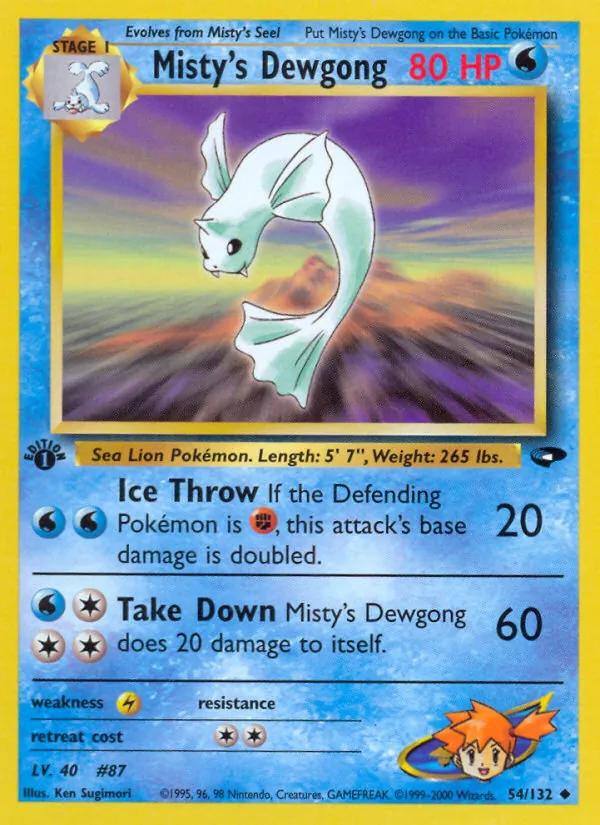 Misty's Dewgong 54/132