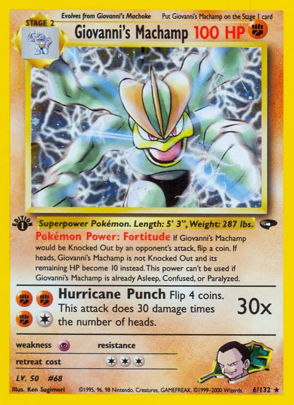 Giovanni's Machamp 6/132