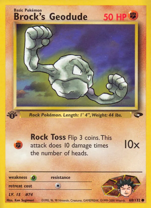 Brock's Geodude 68/132