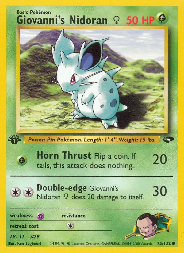 Giovanni's Nidoran ♀ 75/132