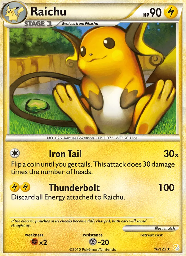 Raichu 10/123