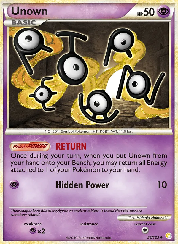 Unown 54/123