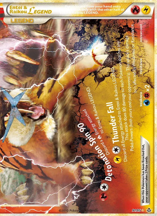 Entei & Raikou LEGEND 91/95