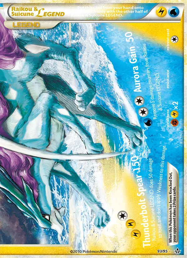 Raikou & Suicune LEGEND 93/95