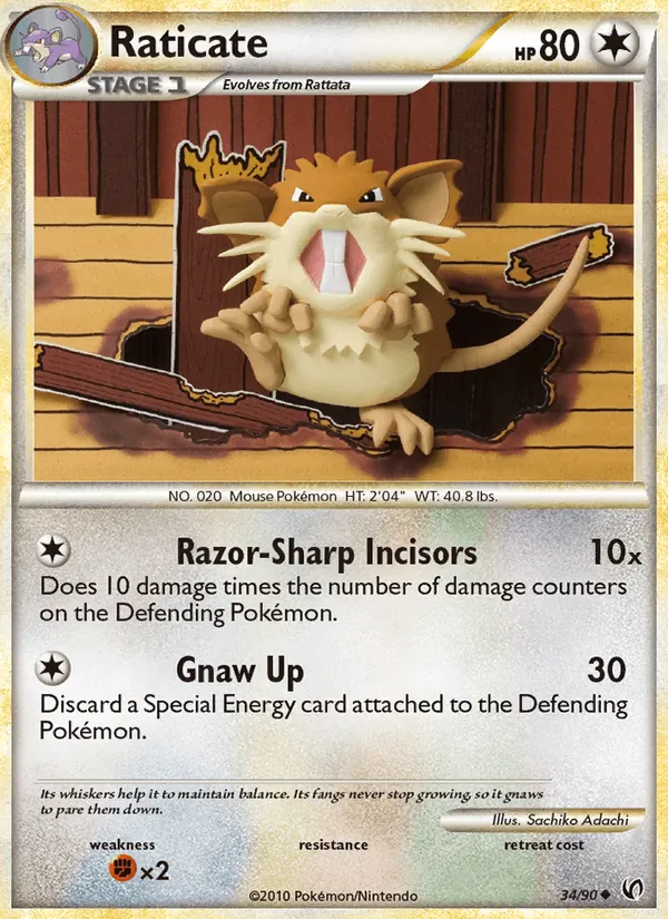 Raticate 34/90